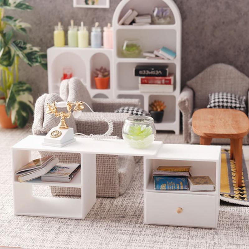 1Pcs 1/12 Dollhouse Storage Ca - Food Storage In Cabinets บทวิจารณ์และราคา