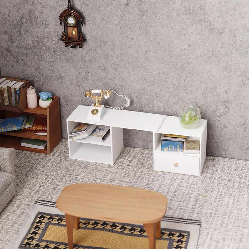 1Pcs 1/12 Dollhouse Storage Ca - Food Storage In Cabinets บทวิจารณ์และราคา