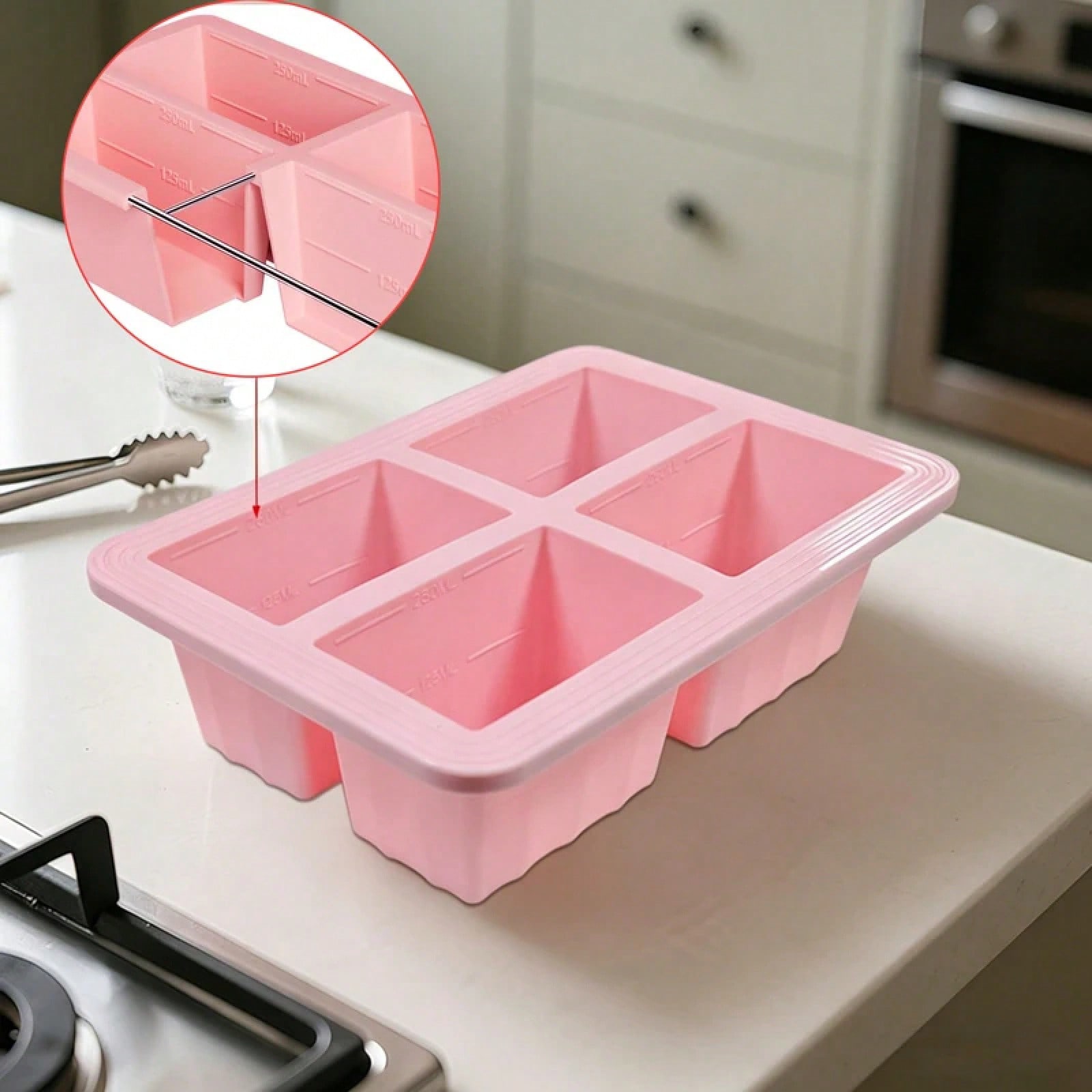 Reusable Silicone Soup Freezer - Food Storage Eco Friendly บทวิจารณ์และราคา