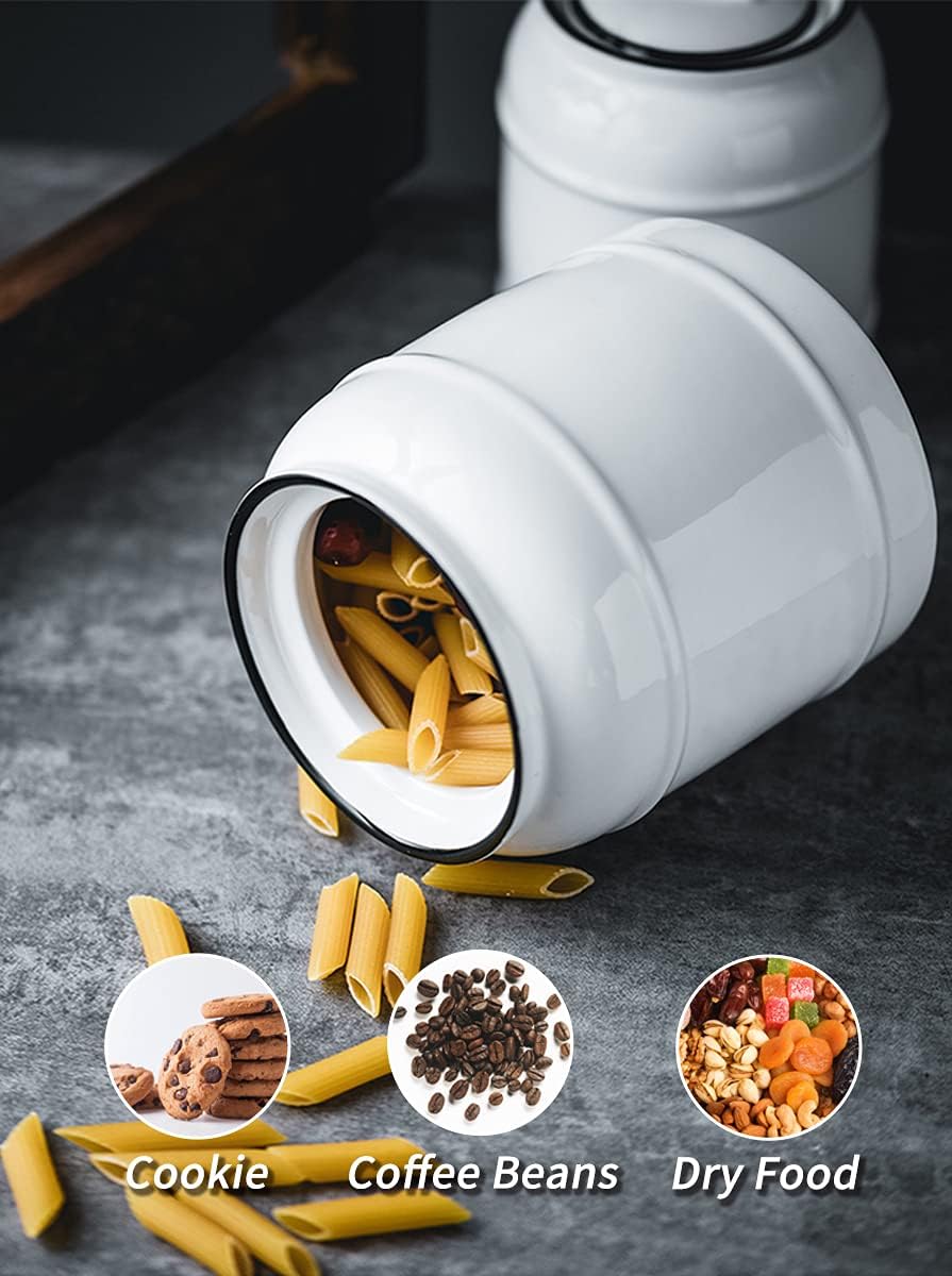 9cup/72oz Ceramic Jar for Dry  - Food Storage In The Kitchen บทวิจารณ์และราคา