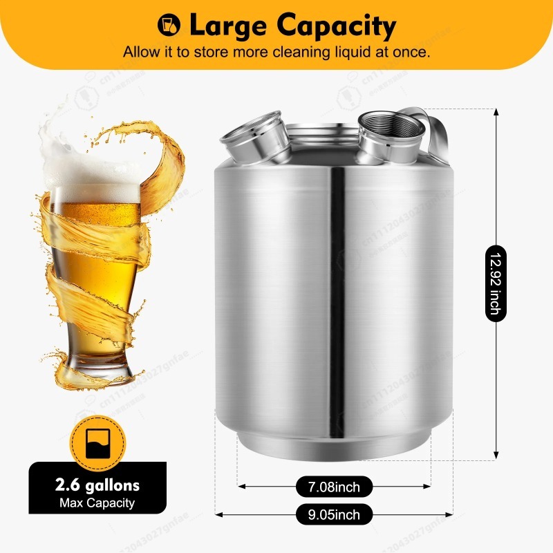 10L Stainless Steel Beer Line  - Food Storage Machine บทวิจารณ์และราคา