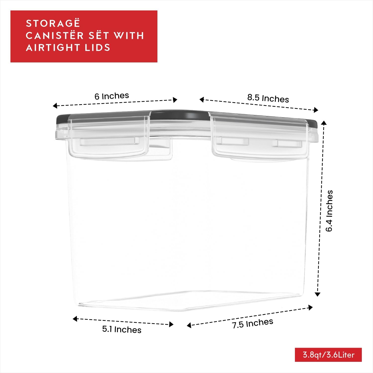 Flour Sugar Storage Containers - Food Storage In The Kitchen บทวิจารณ์และราคา