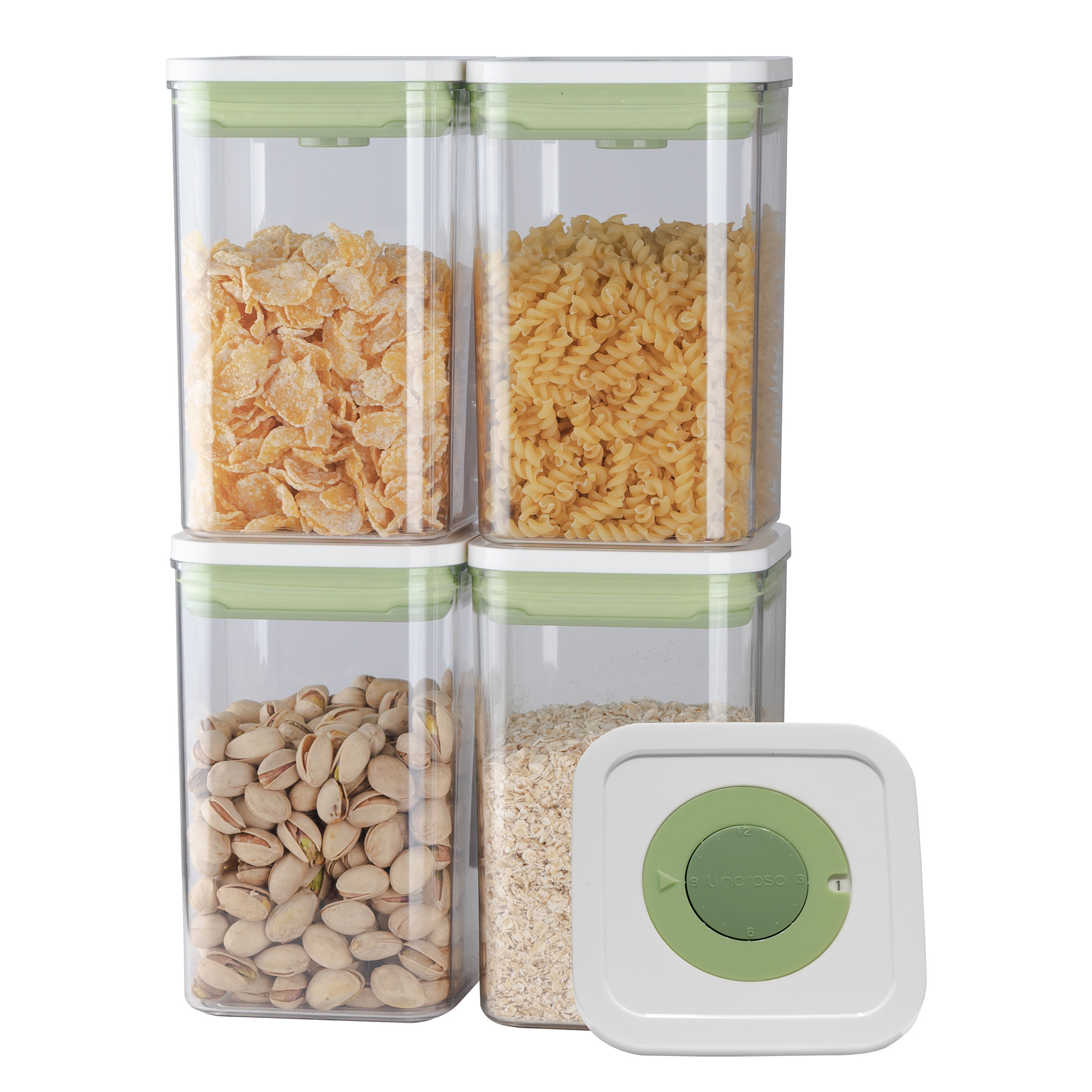 Set of 4 Pop Airtight Food Sto - Food Storage Without Pantry บทวิจารณ์และราคา