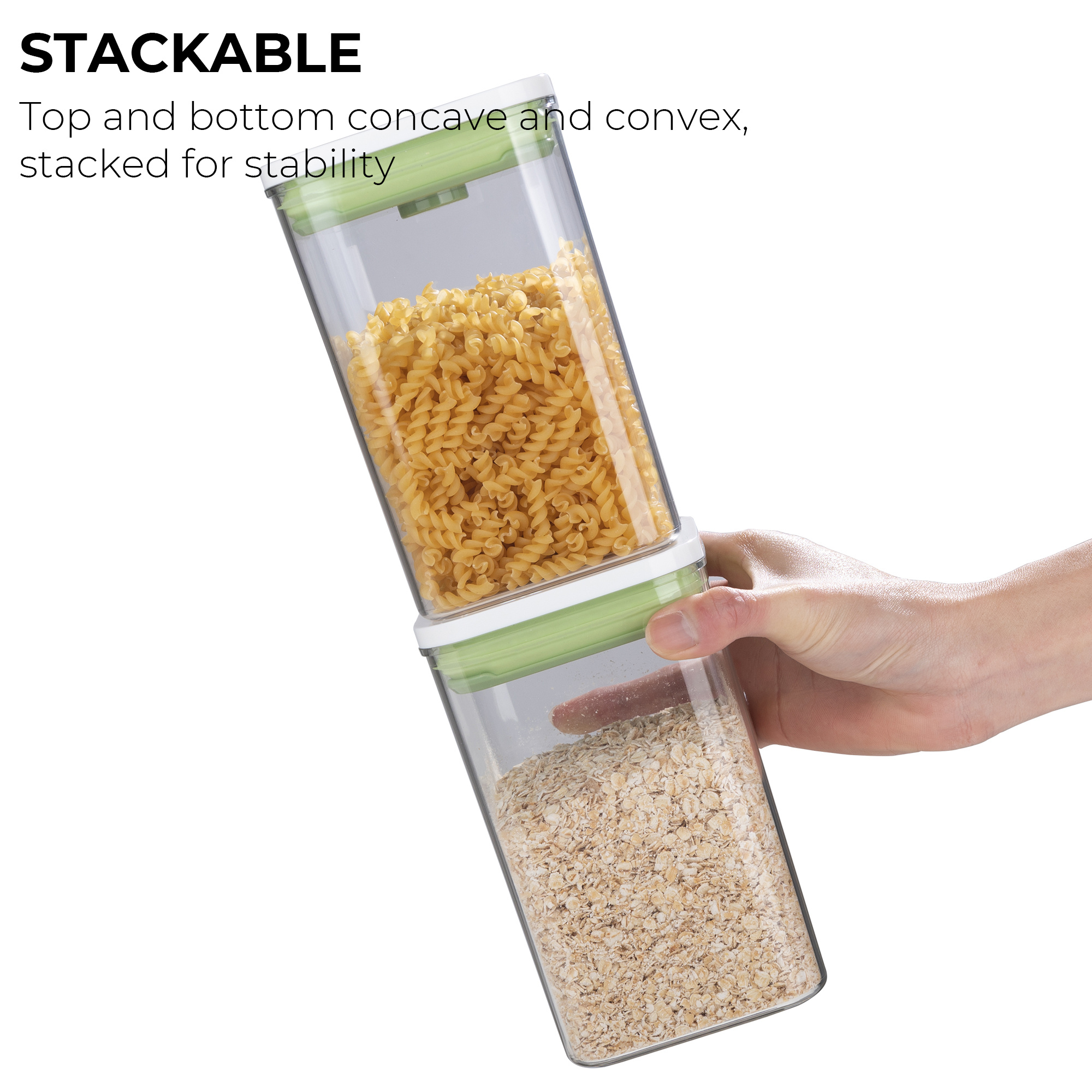 Set of 4 Pop Airtight Food Sto - Food Storage Without Pantry บทวิจารณ์และราคา